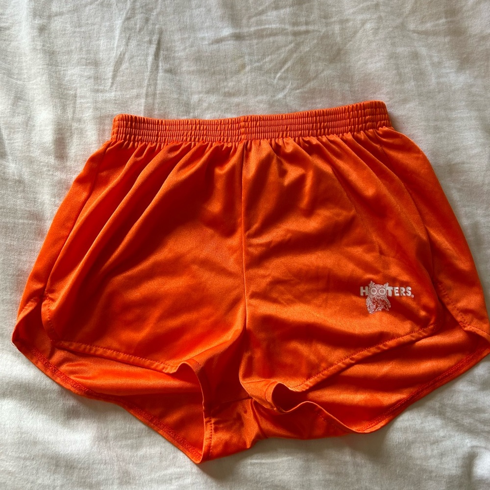Hooters Orange Authentic Uniform Shorts (Size: S)
